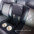 Modern Home Furniture Leather Reclining Sofa Set